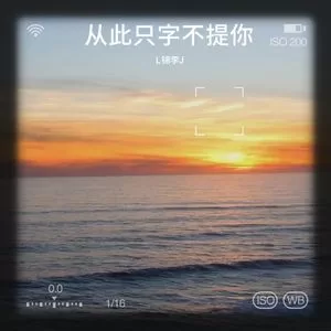 从此只字不提你