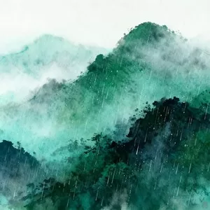 青山入画（雨声氛围版）