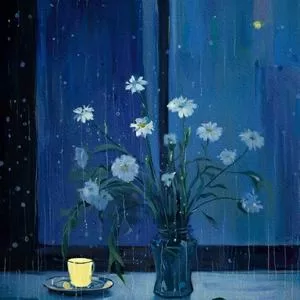 夜樱雨